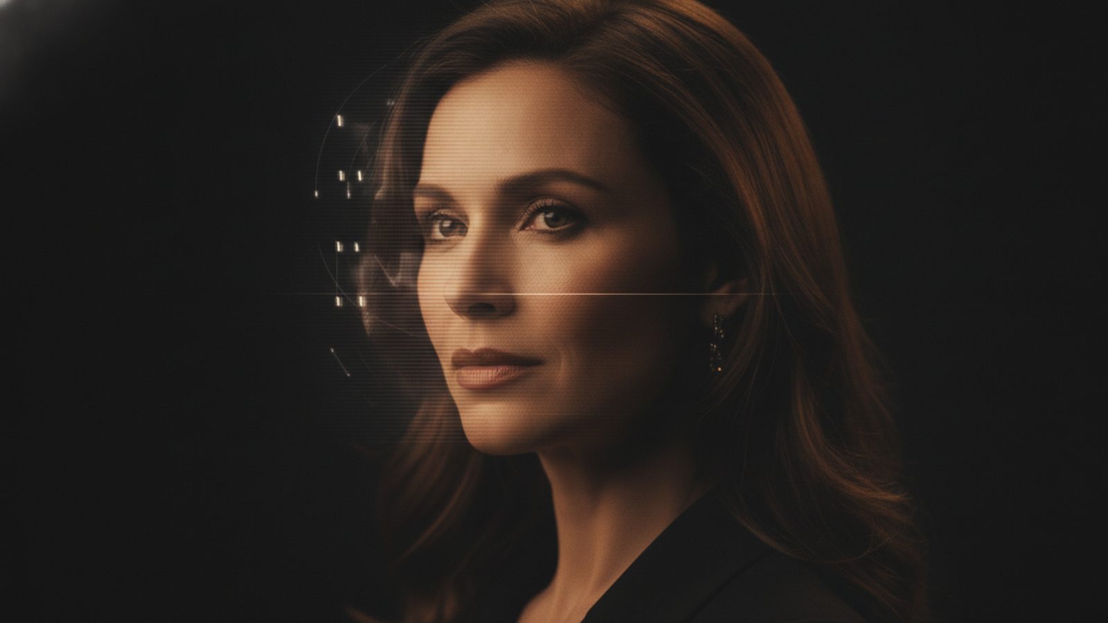 An actress and her licensed digital likeness